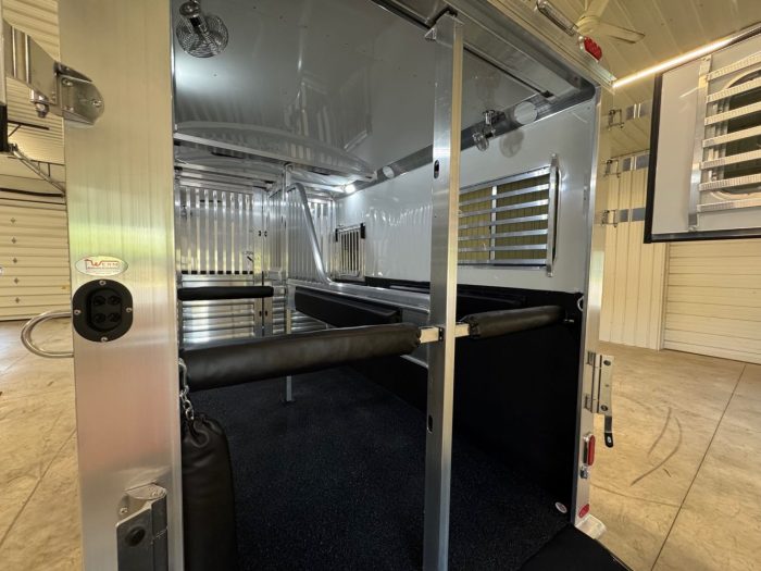 4-Star 2+1 Horse Trailer w Warmblood Stalls & Larger 102” Box Stall - Image 3