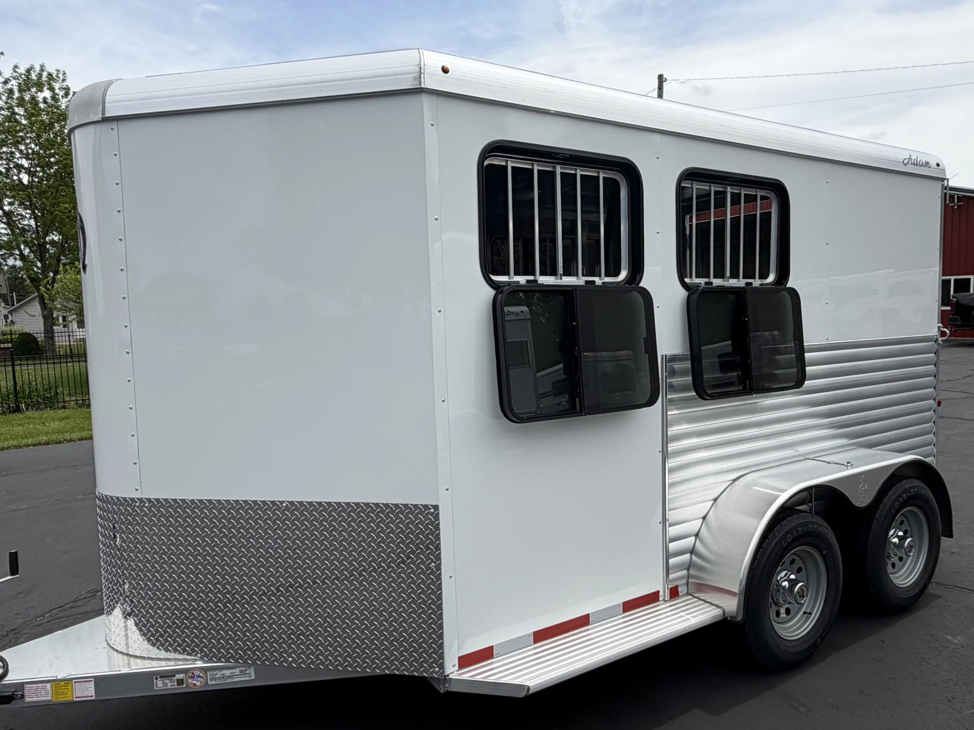 2026 Adam 2 Horse Slant Bumper Pull. - Image 2