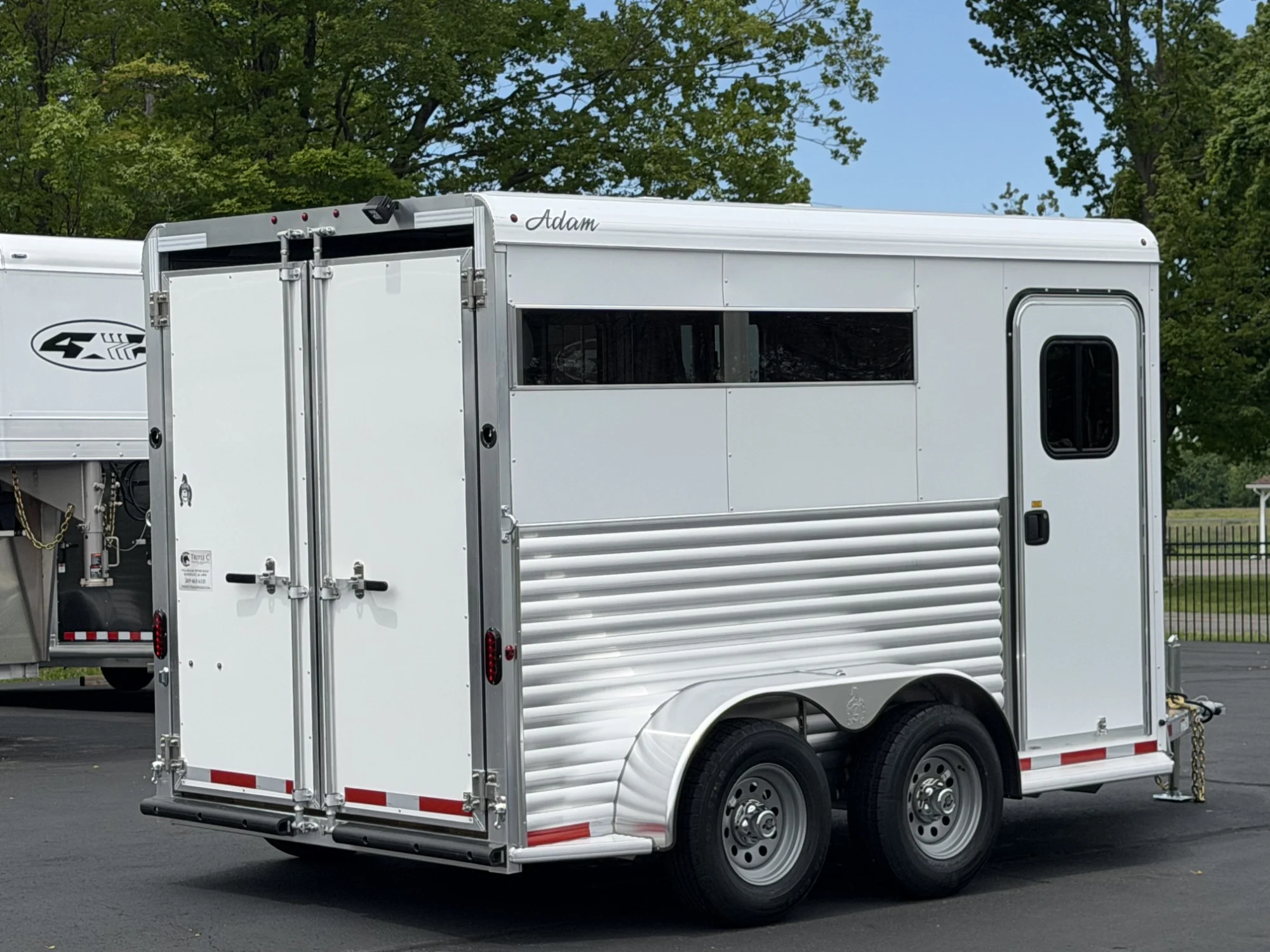 2026 Adam 2 Horse Slant Bumper Pull - Image 2
