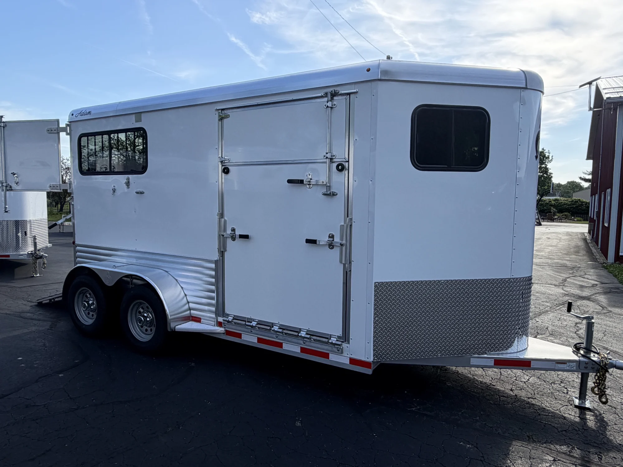2026 Adam 2 Horse Straight load Warmblood side ramp - Image 3