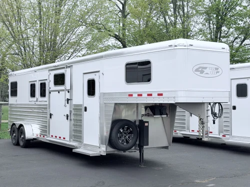 2027 4-Star 4 Horse Head to Head Gooseneck
